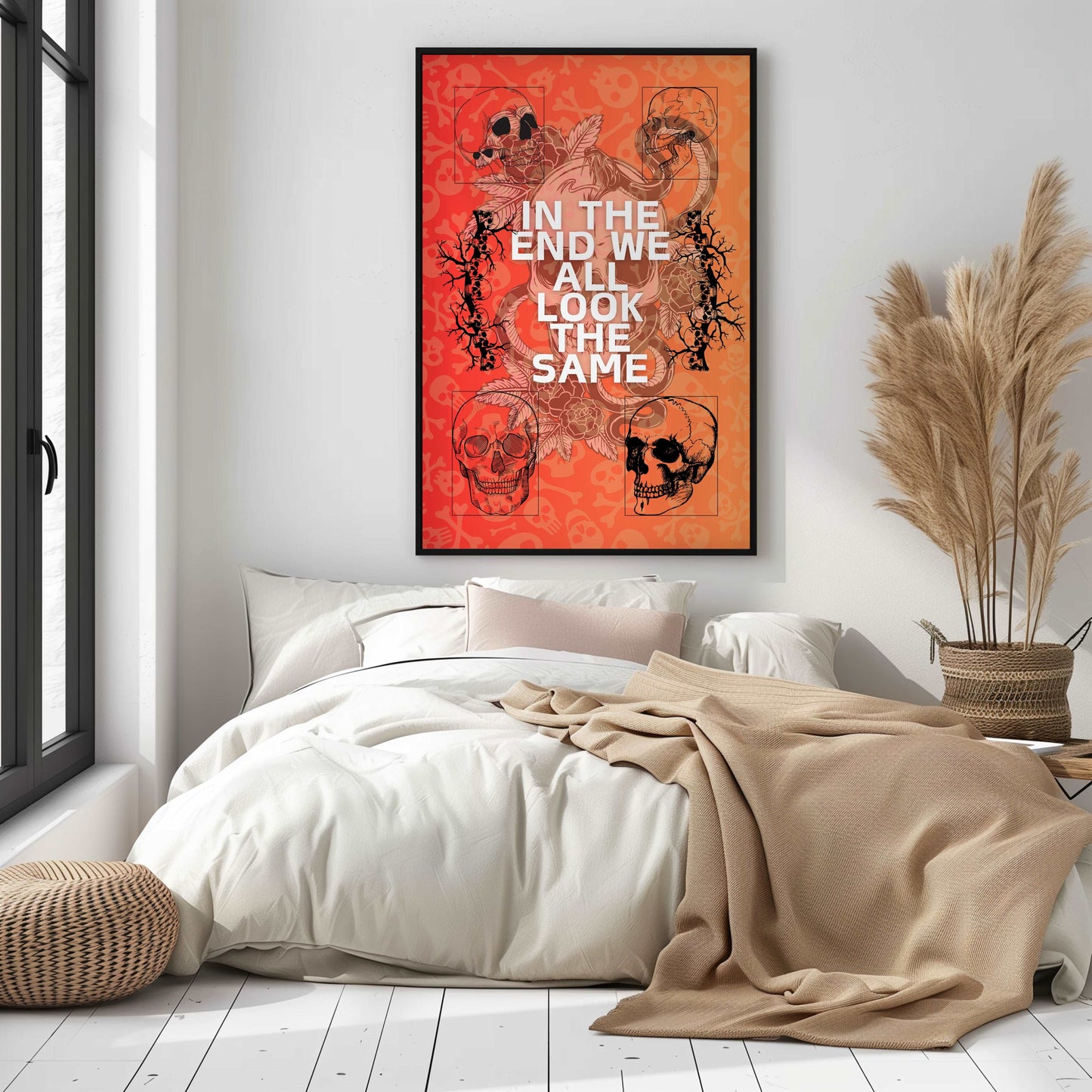 Skulls - Dark Truth - Metal Framed Poster
