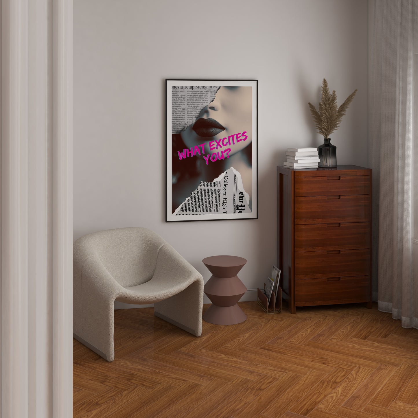 What Excites You? - Newspaper - Poster
