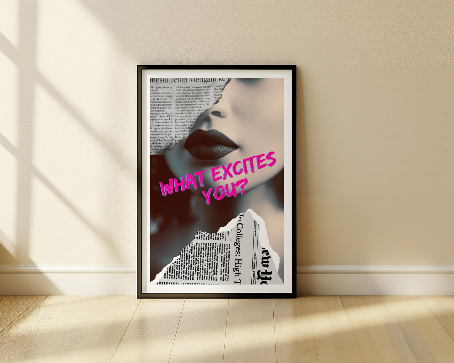 What Excites You? - Newspaper - Poster