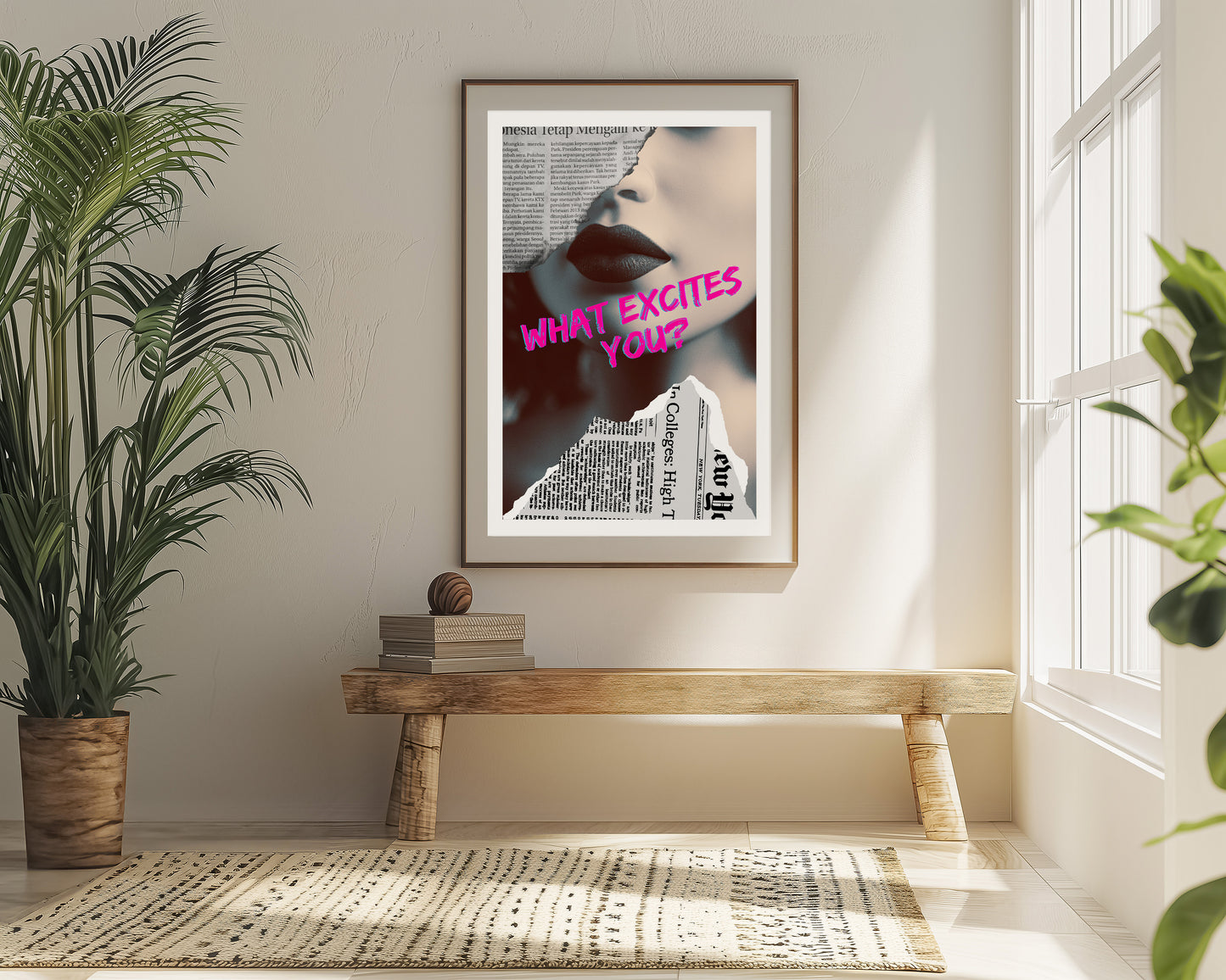 What Excites You? - Newspaper - Poster