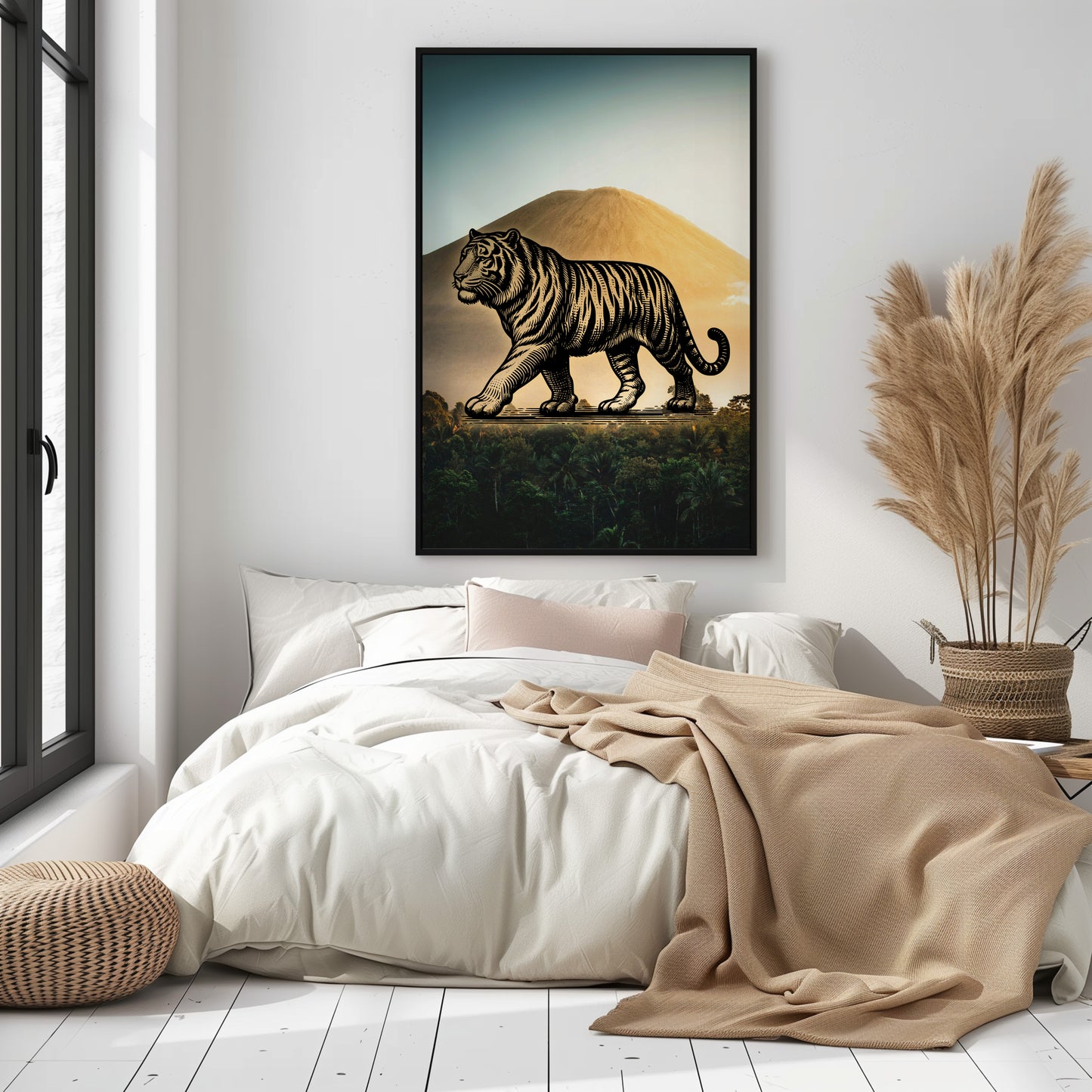 Tiger - Pencil In Nature - Poster