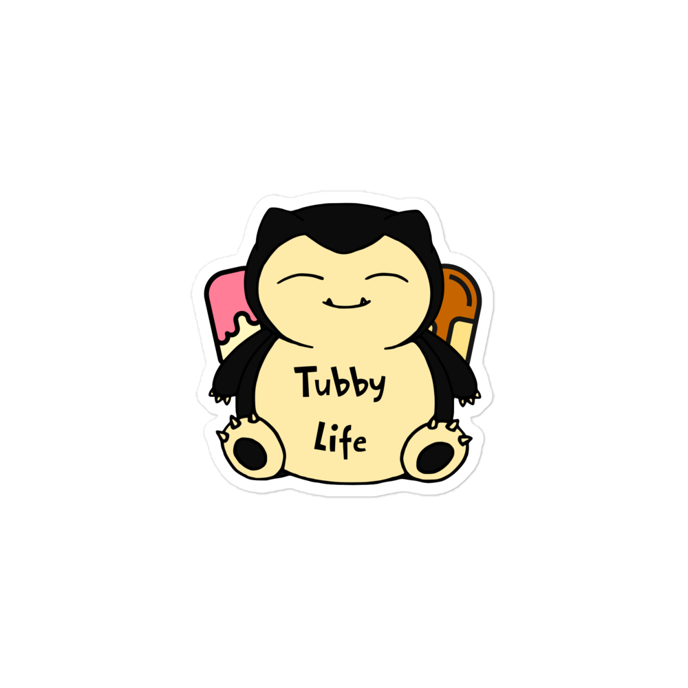 Tubby Life Popsicle - Kiss-Cut Sticker