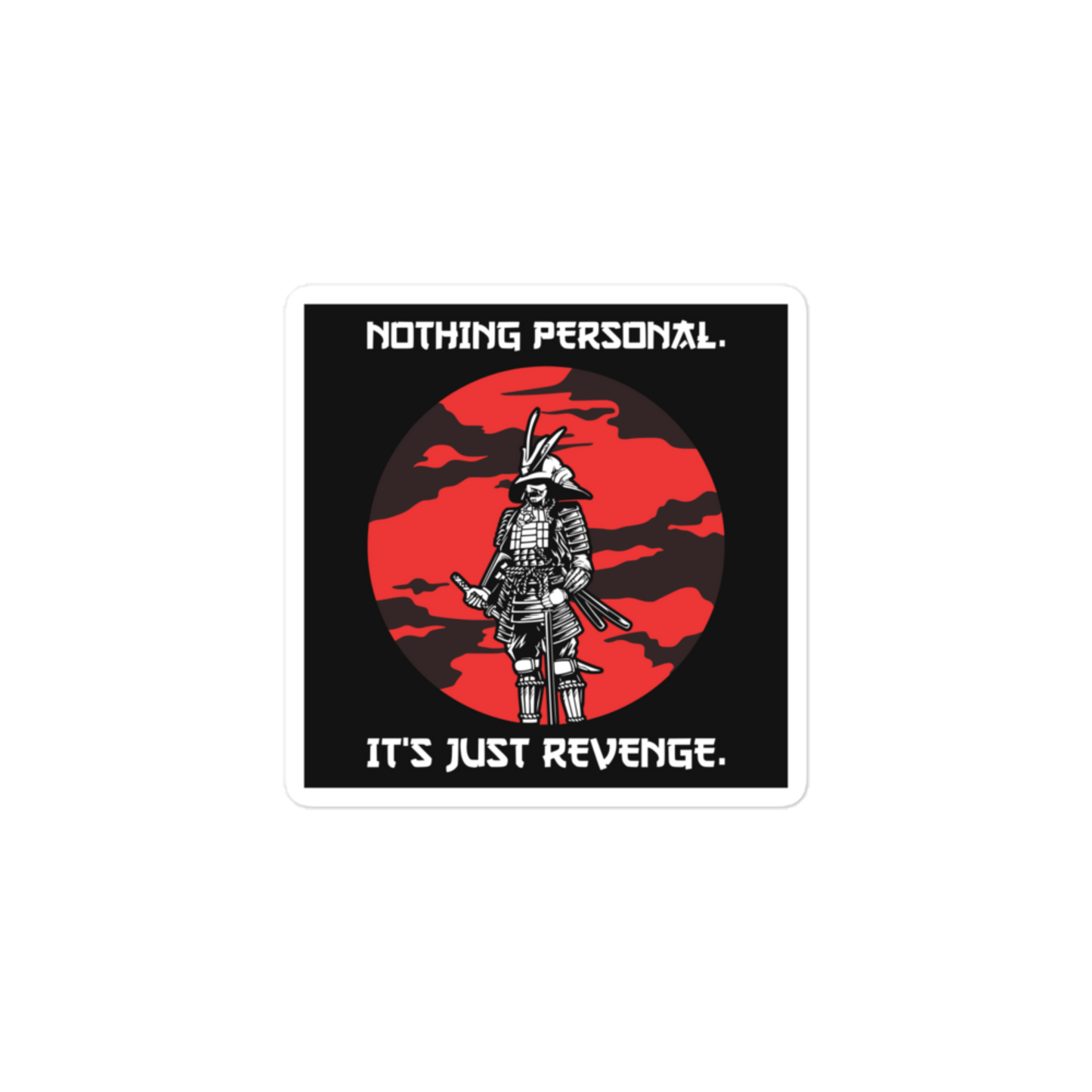 Samurai's Revenge - Square-Cut Sticker