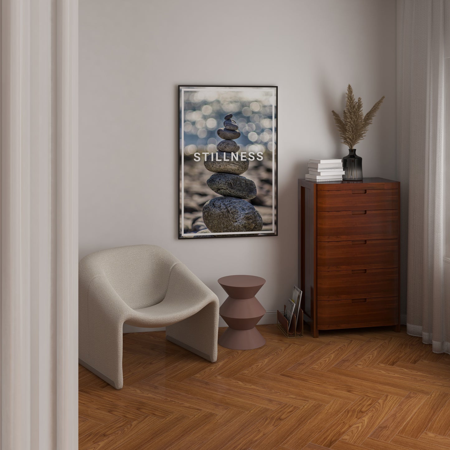 Stillness - Minimal Inspiration - Poster