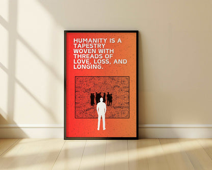 Human Tapestry - Dark Truth - Metal Framed Poster