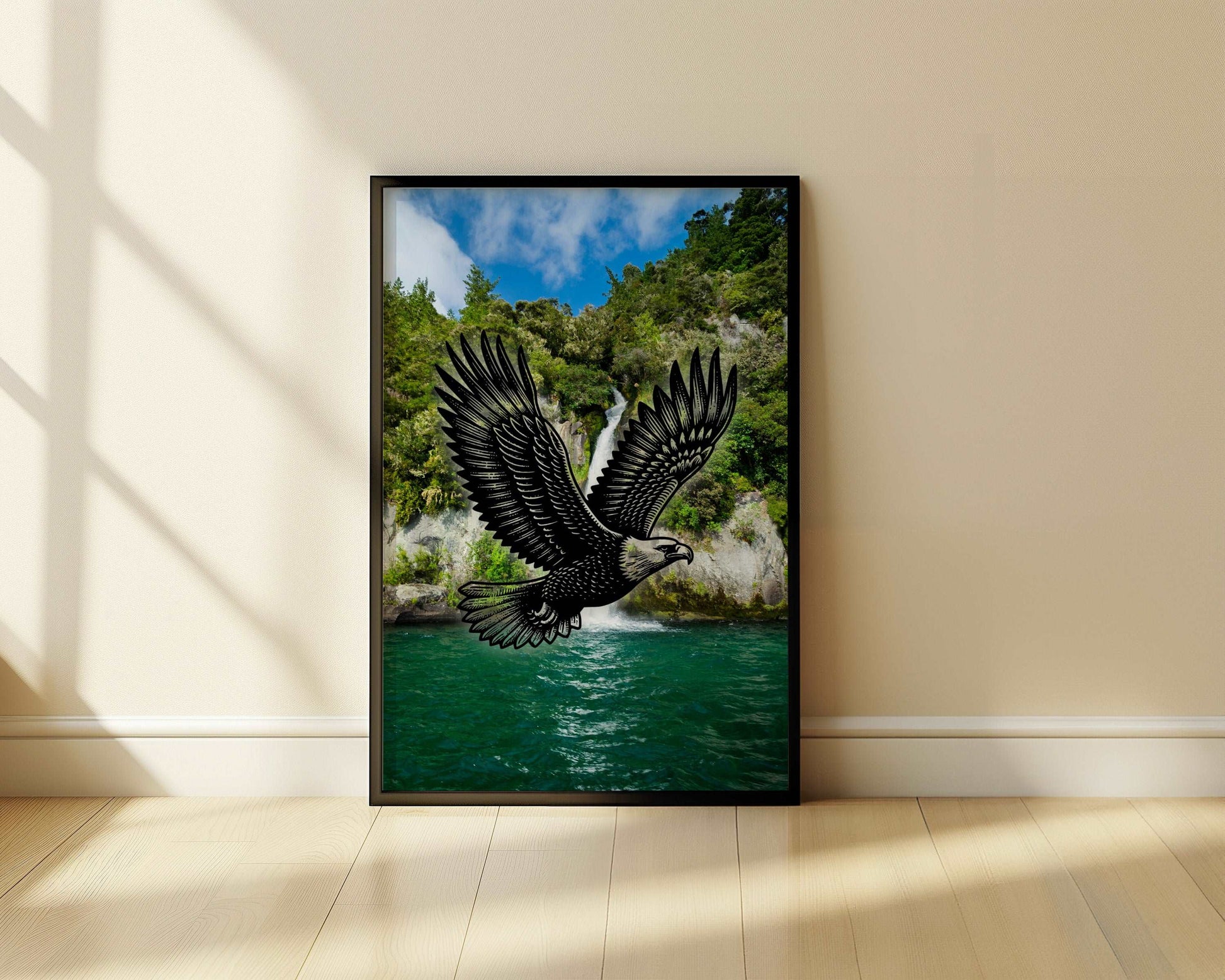 Eagle - Pencil In Nature - Metal Framed Poster