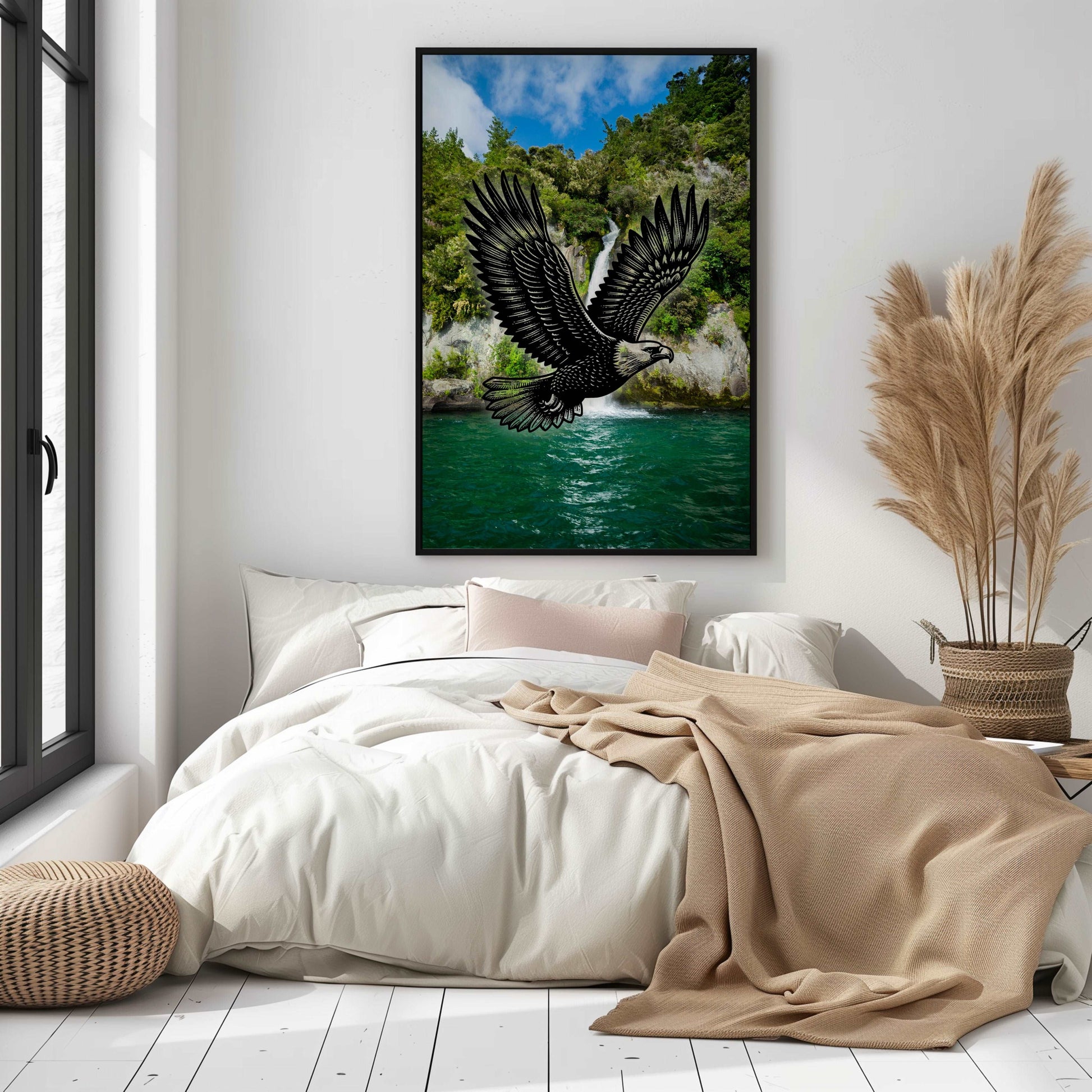 Eagle - Pencil In Nature - Metal Framed Poster