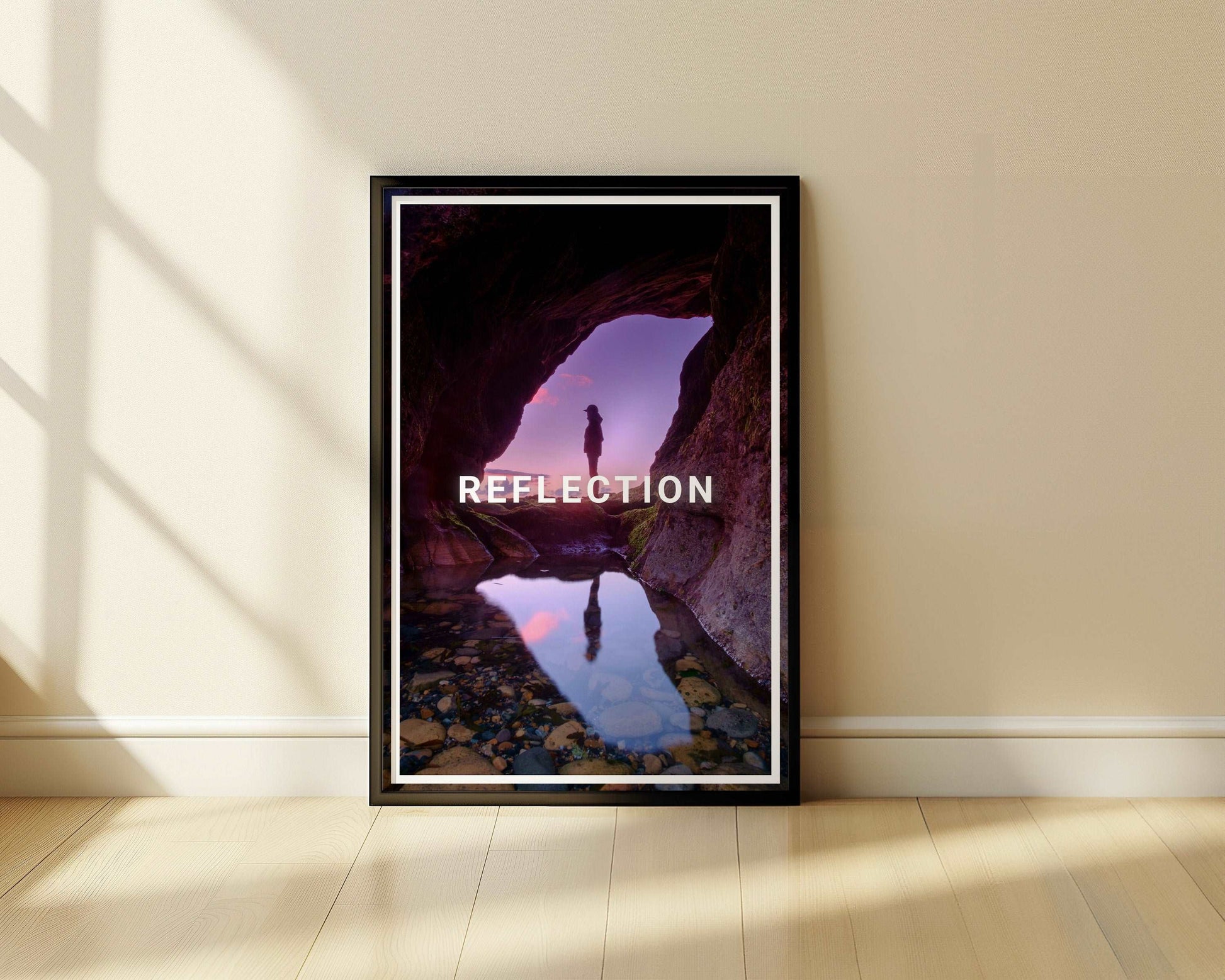 Reflection - Minimal Inspiration - Metal Framed Poster