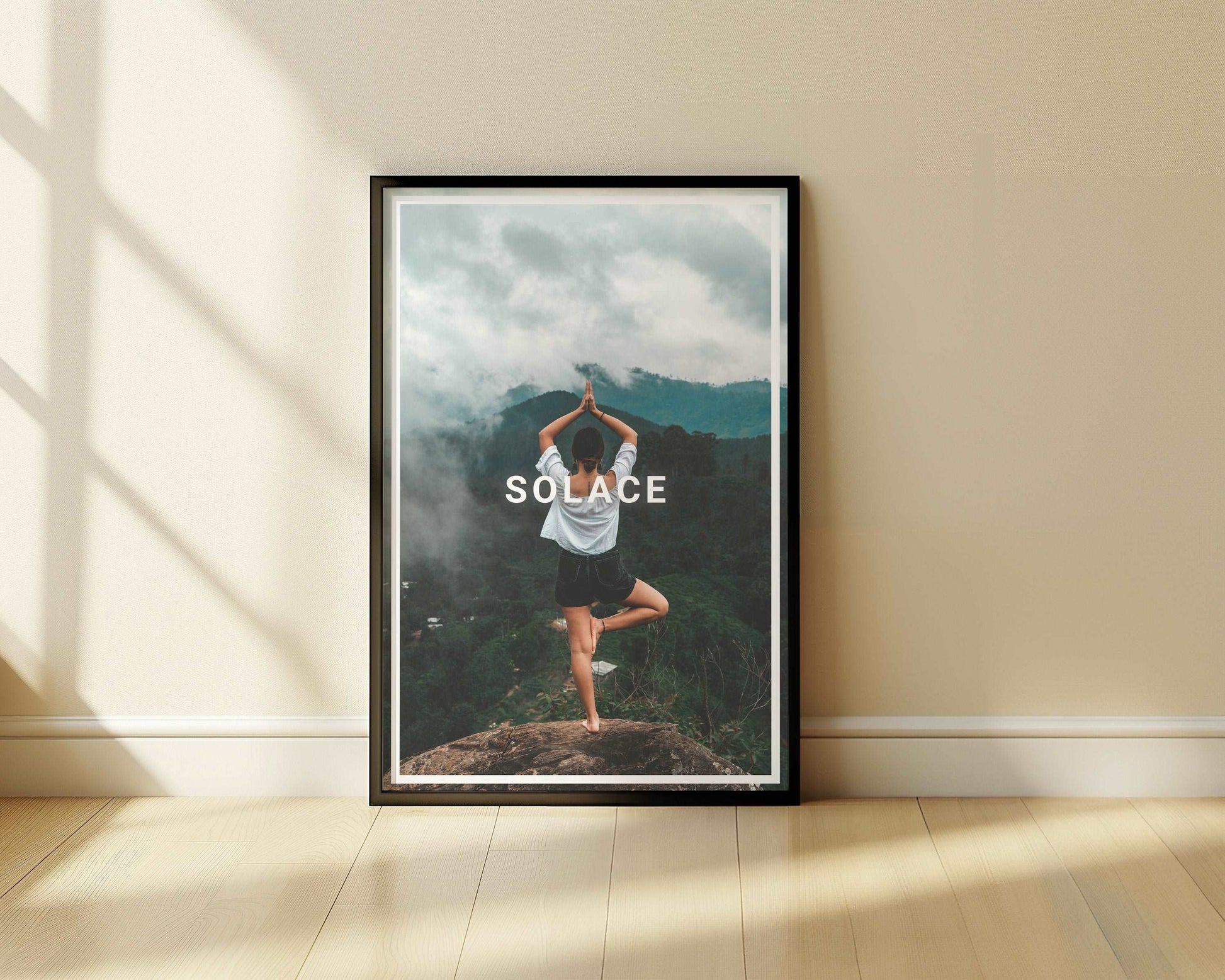 Solace - Minimal Inspiration - Metal Framed Poster