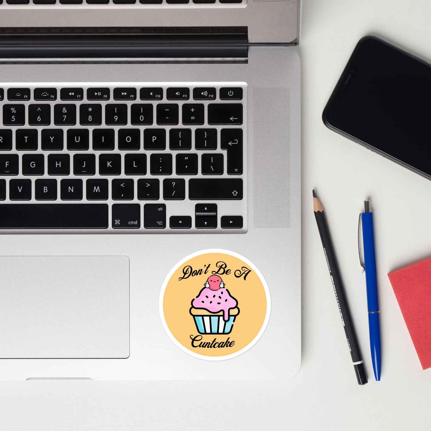 Cuntcake Cupcake - Circle Cut Sticker