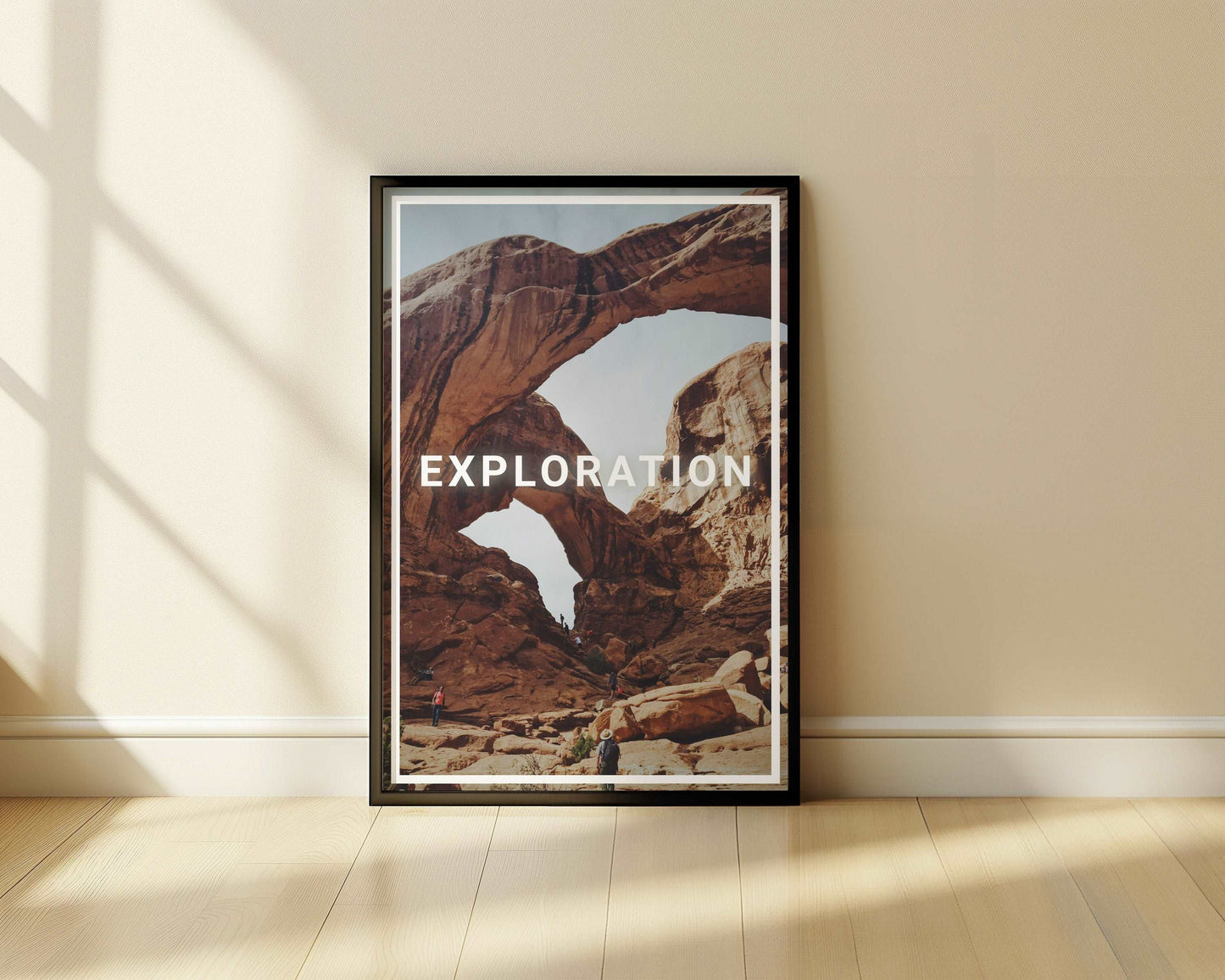 Exploration - Minimal Inspiration - Metal Framed Poster