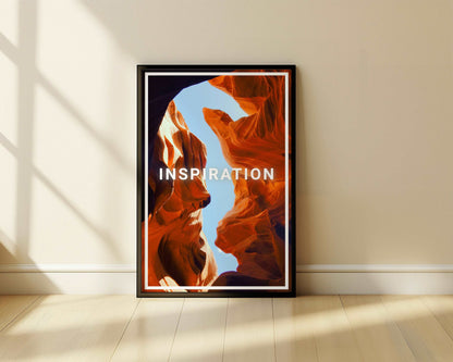 Inspiration - Minimal Inspiration - Metal Framed Poster