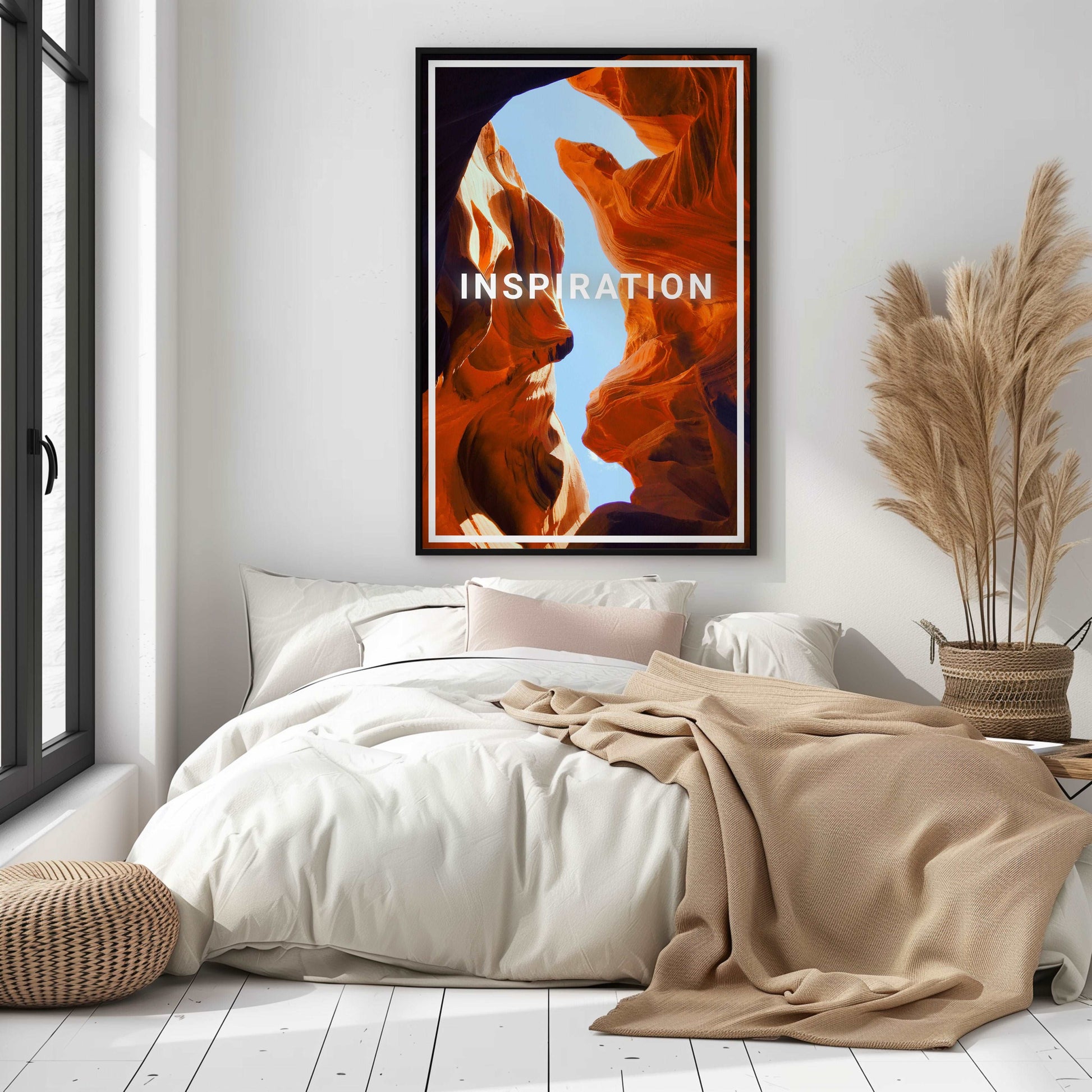 Inspiration - Minimal Inspiration - Metal Framed Poster