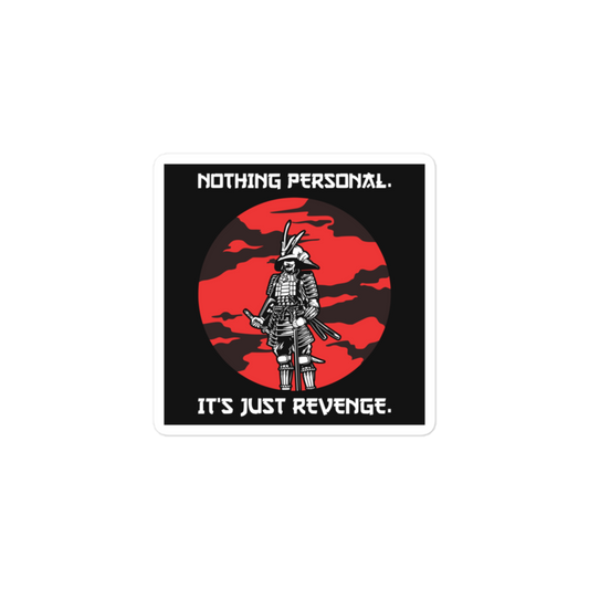 Samurai's Revenge - Square-Cut Sticker