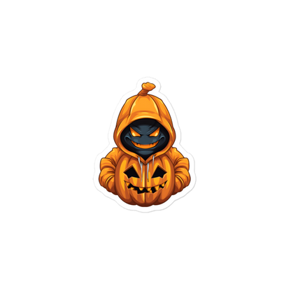 Bat With A Pumpkin Hoodie - Kiss-Cut Sticker