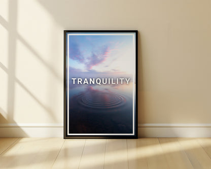 Tranquility - Minimal Inspiration - Metal Framed Poster