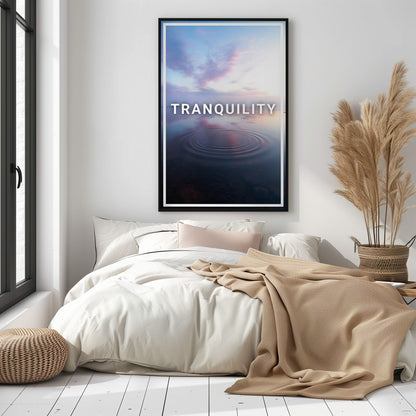 Tranquility - Minimal Inspiration - Metal Framed Poster